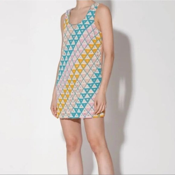 Walter Baker Colbie Novalee Sleeveless Dress Vera Cruz L - Picture 1 of 7
